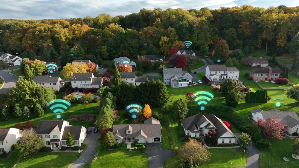homes with wifi connection neighborhood