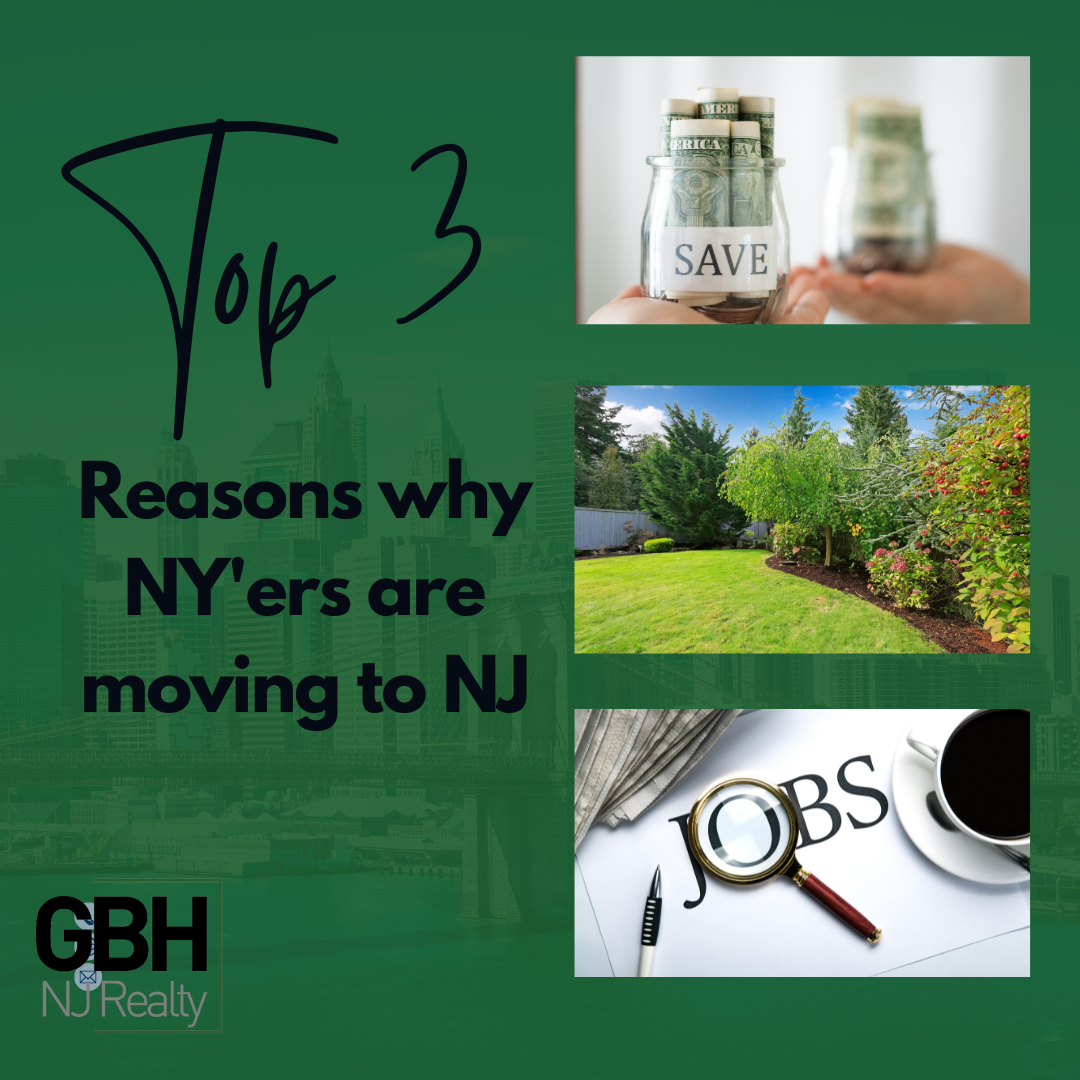 3 Reasons why New yorkers should consider a move to NJ