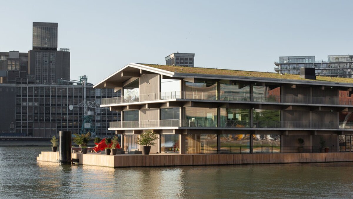 Rotterdam’s Rijnhaven harbor, architecture firm Powerhouse