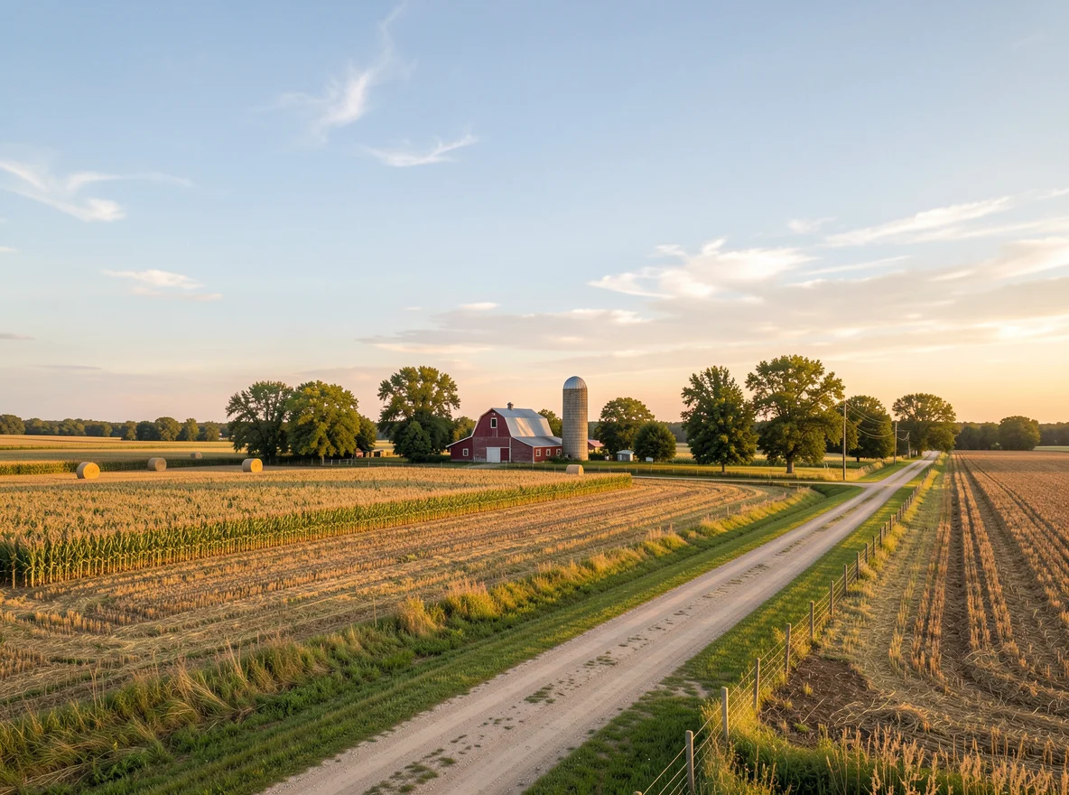 Peterson Iowa rural landscape