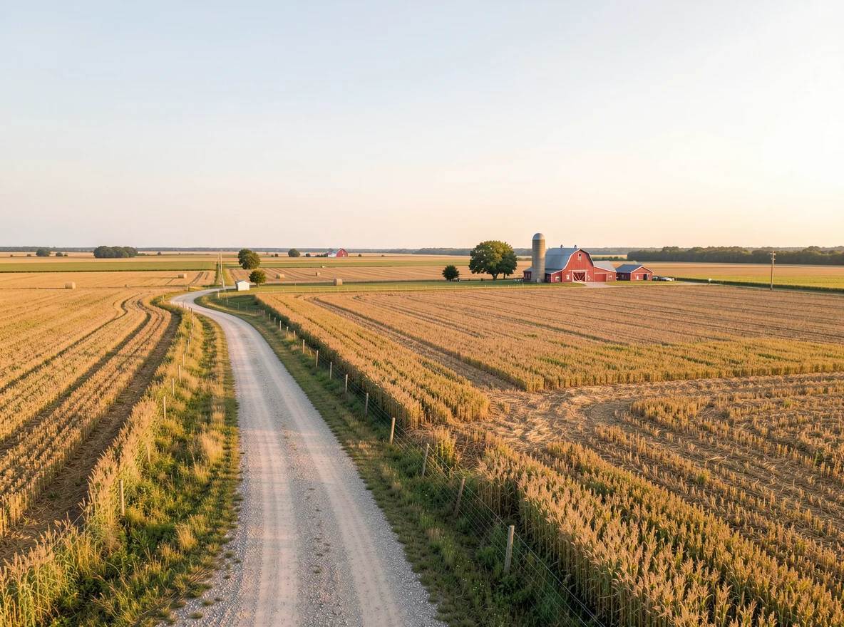 Northwest Iowa farmland near Everly