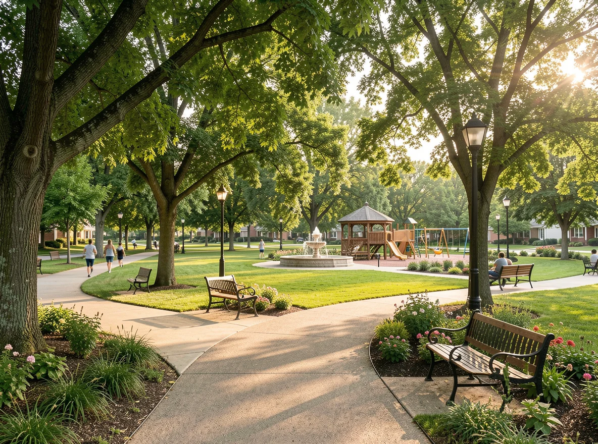 Neighborhood park in Spencer, Iowa