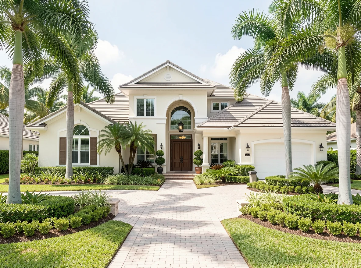 South Florida home exterior in Palm Beach County