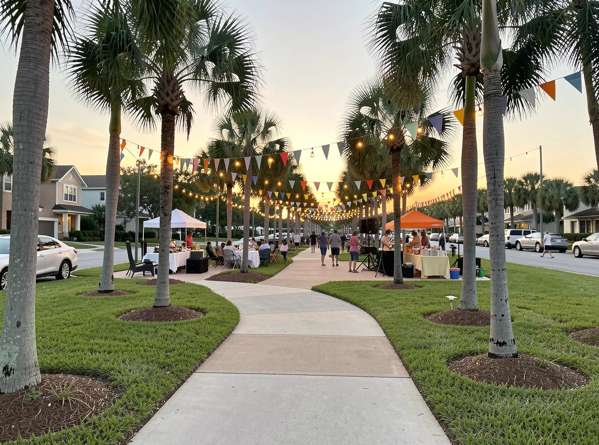Community lifestyle setting in Boynton Beach