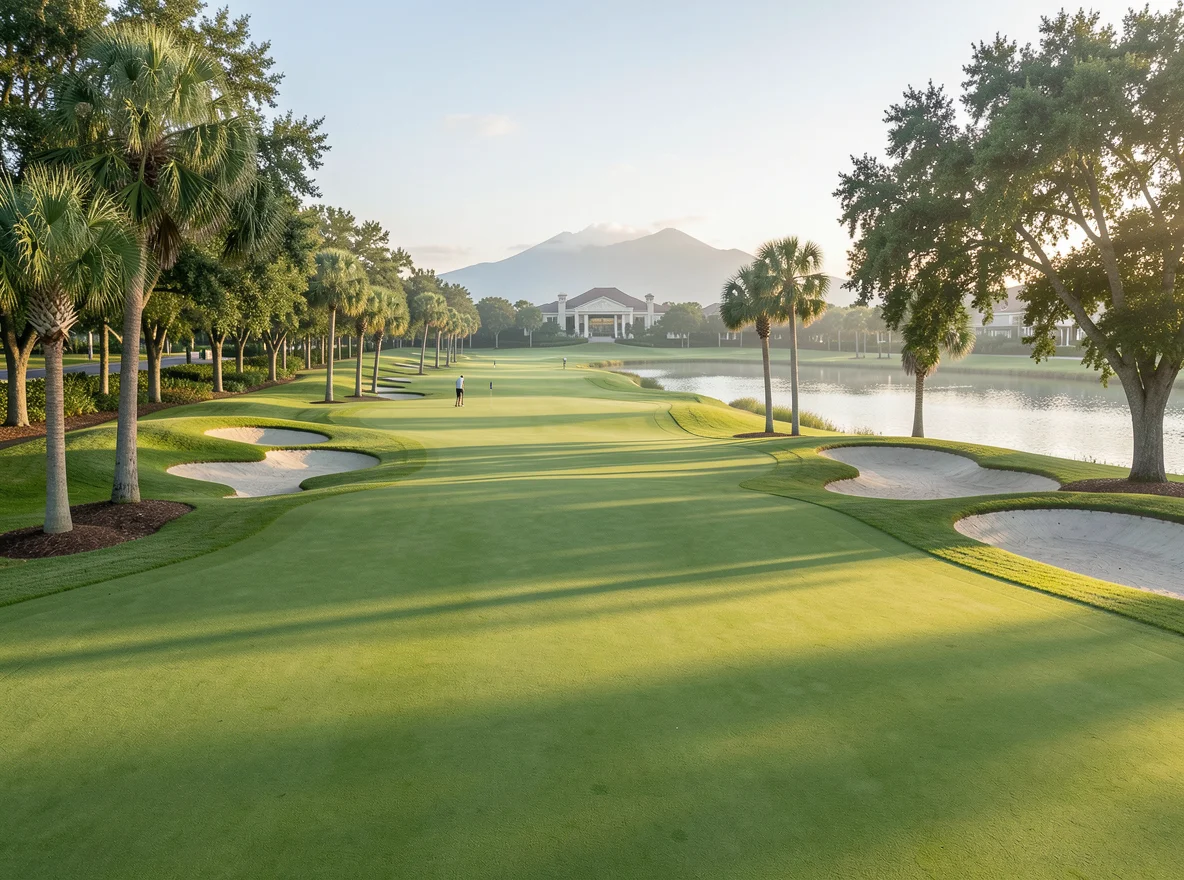 Golf course in Boca Raton