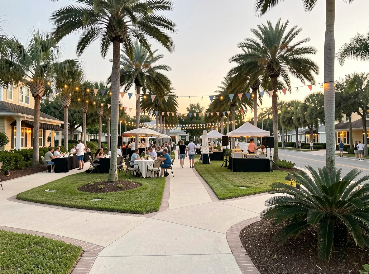 Upscale Boca Raton community setting