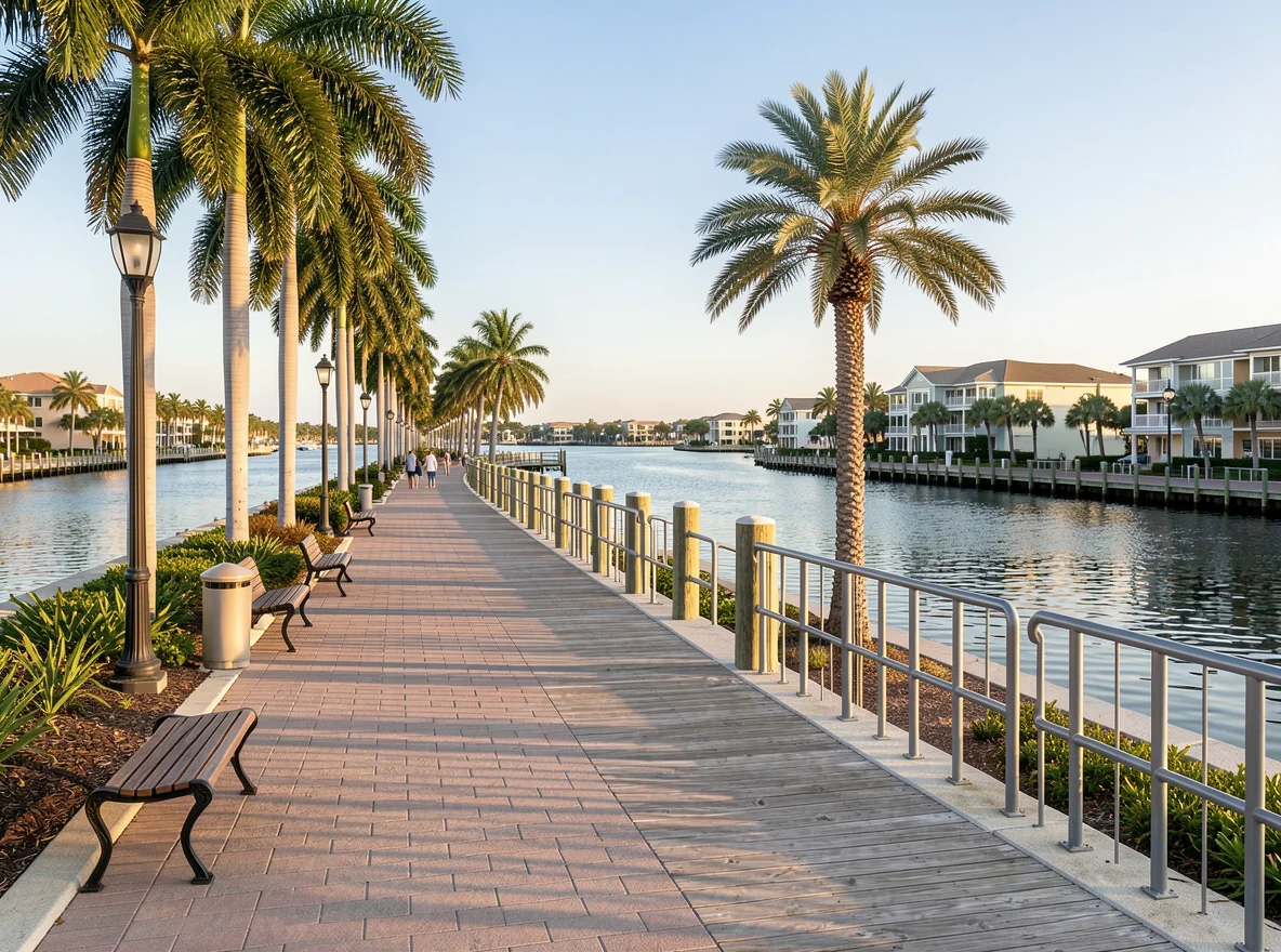 Waterfront view in West Palm Beach