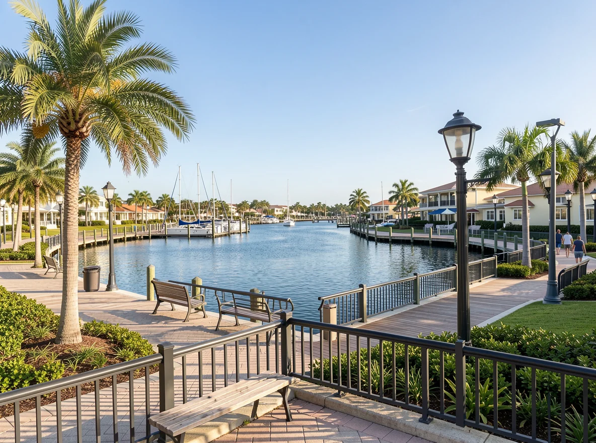 Waterfront scene in Delray Beach