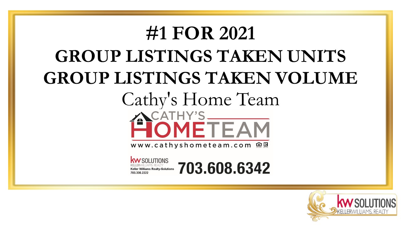 Cathy's Home Team Listing Award 2021