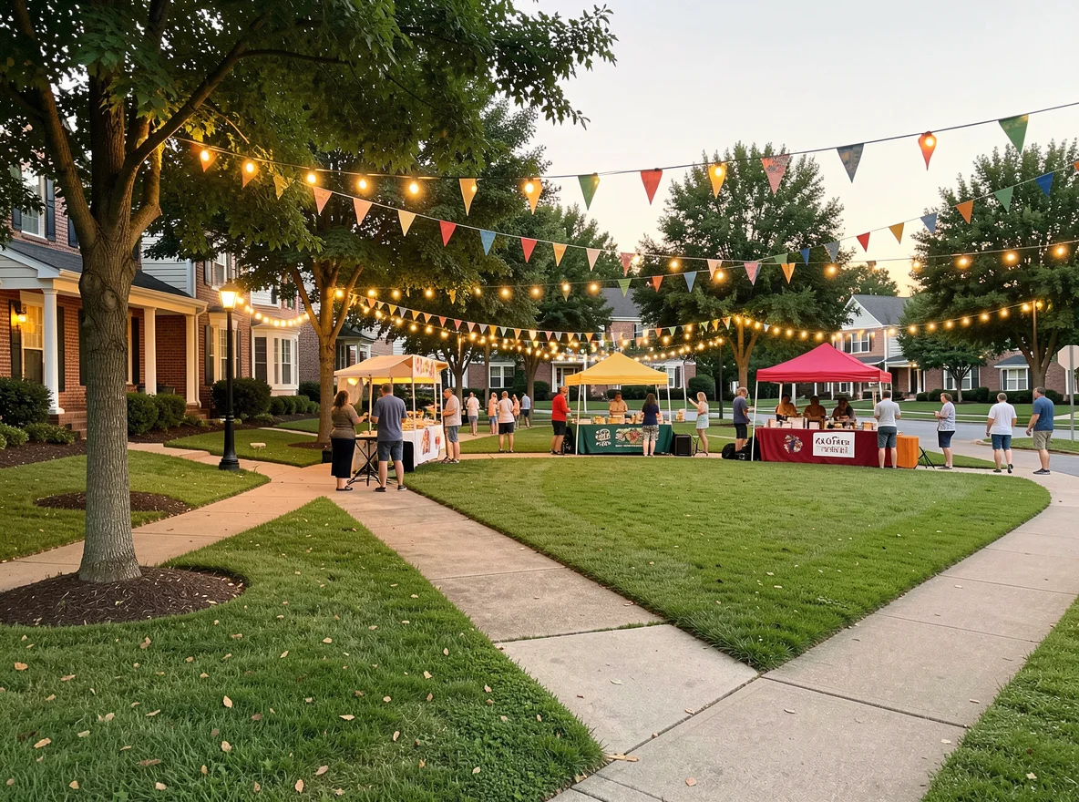 Neighborhood scene in Marietta