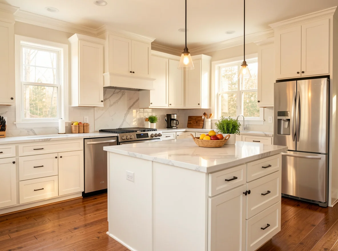 Updated kitchen in a Marietta brick ranch