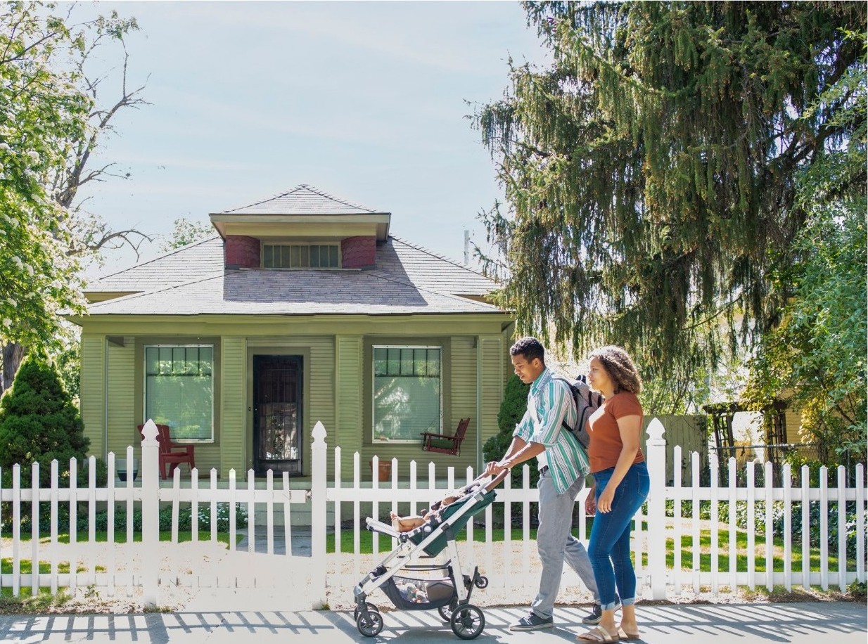 First time home buyer family