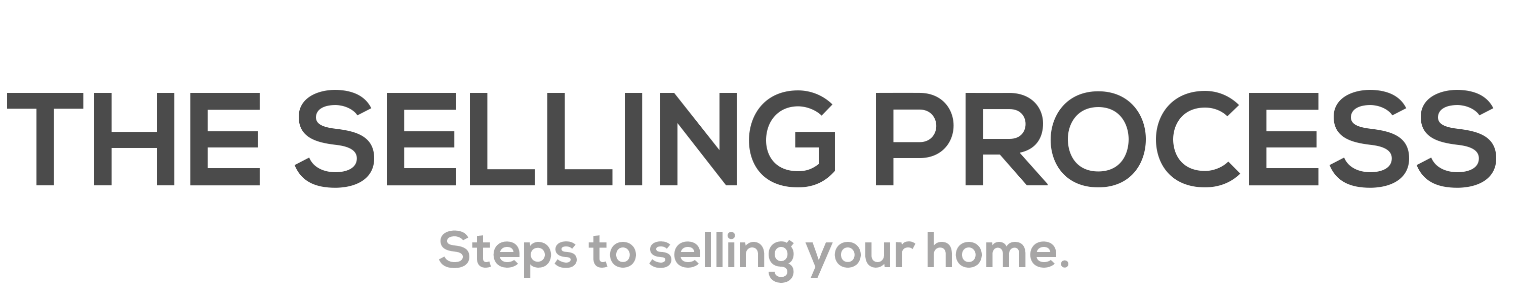 THE SELLING PROCESS