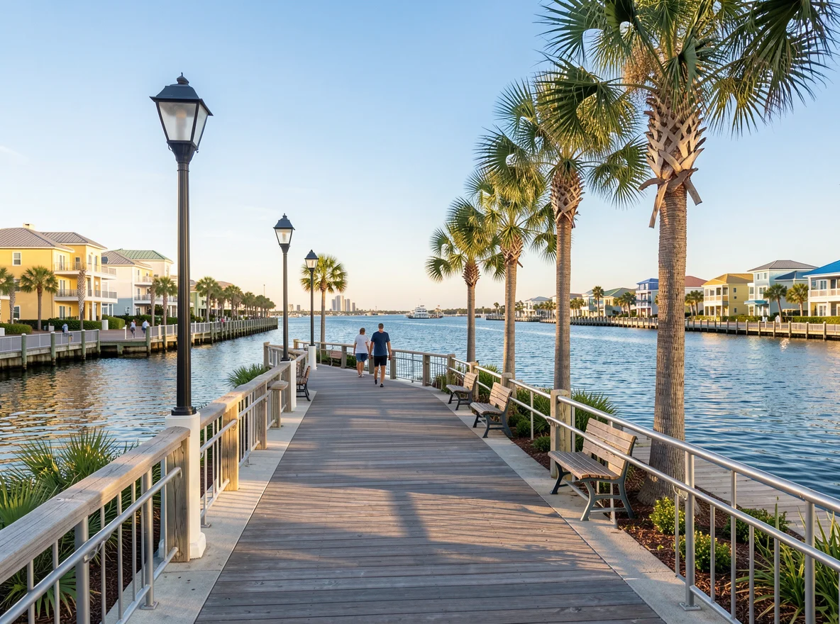 Waterfront view in Pompano Beach