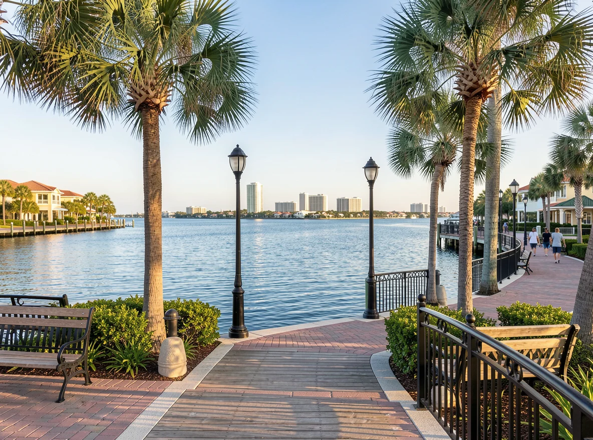 Scenic South Florida waterfront