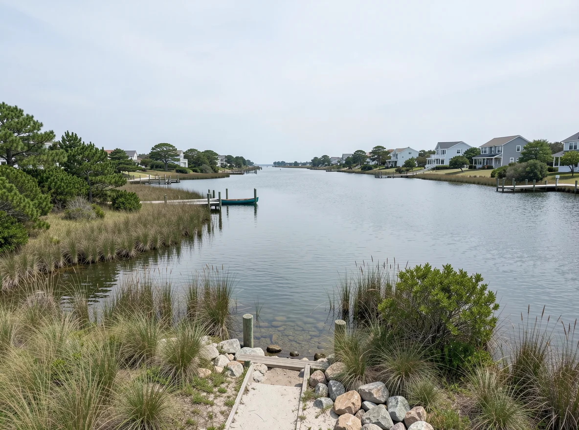Coastal waterway near Ocean View Delaware