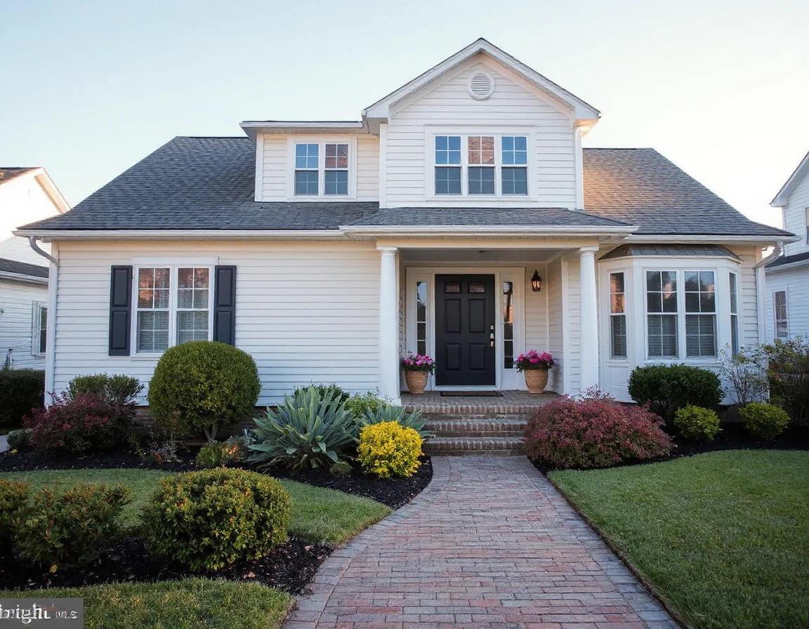 Coastal-style home exterior in Lewes, Delaware