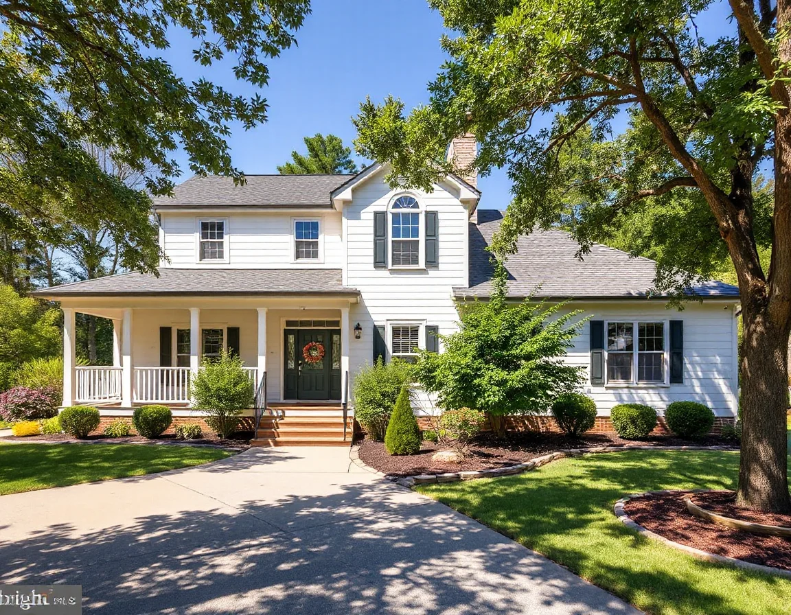Coastal-style home exterior in Ocean View, Delaware
