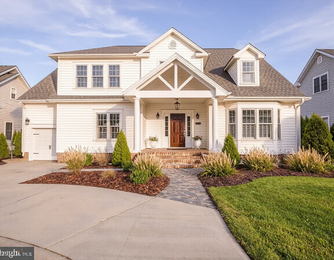Coastal home exterior in Rehoboth Beach