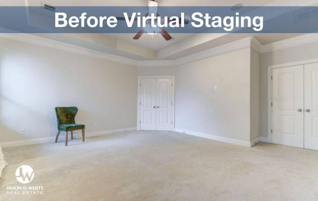 image of empty room for virtual staging in Austin TX