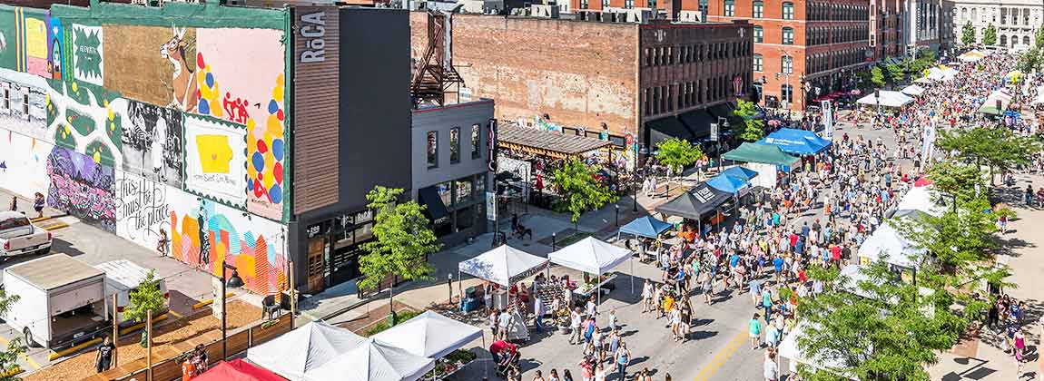 Downtown Des Moines Living Daytime Fun