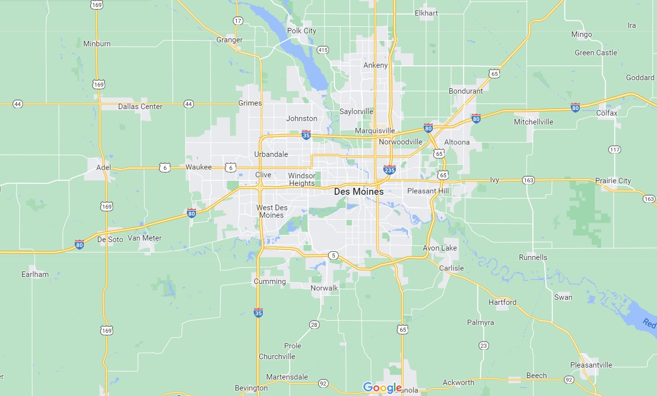 areas to buy a house if moving to des moines iowa