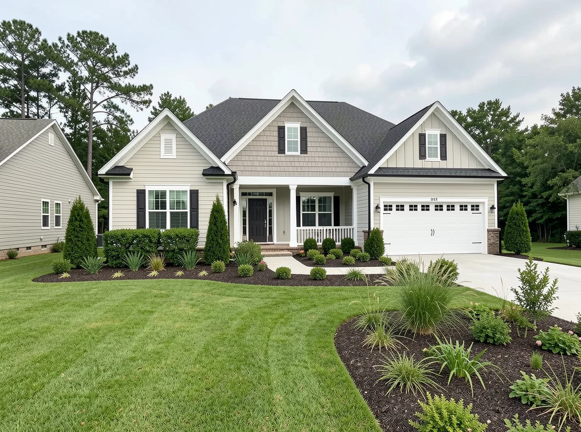 Modern home exterior in Pooler