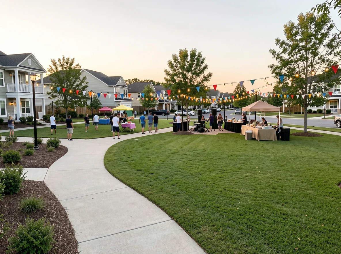 Community green space in Pooler