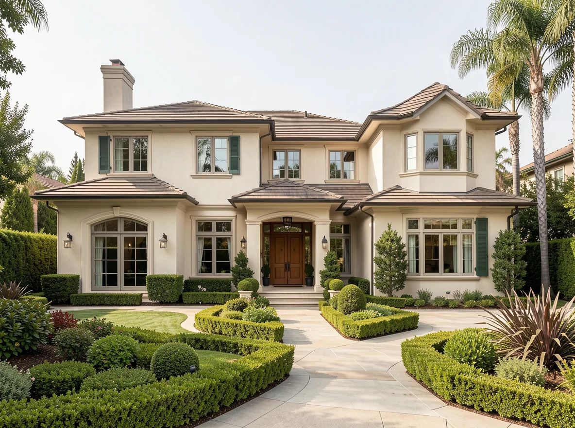 Luxury home exterior in Beverly Hills
