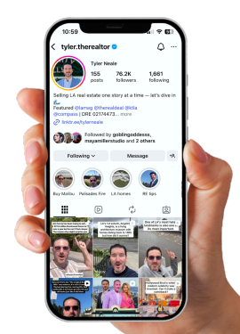 Instagram phone mockup