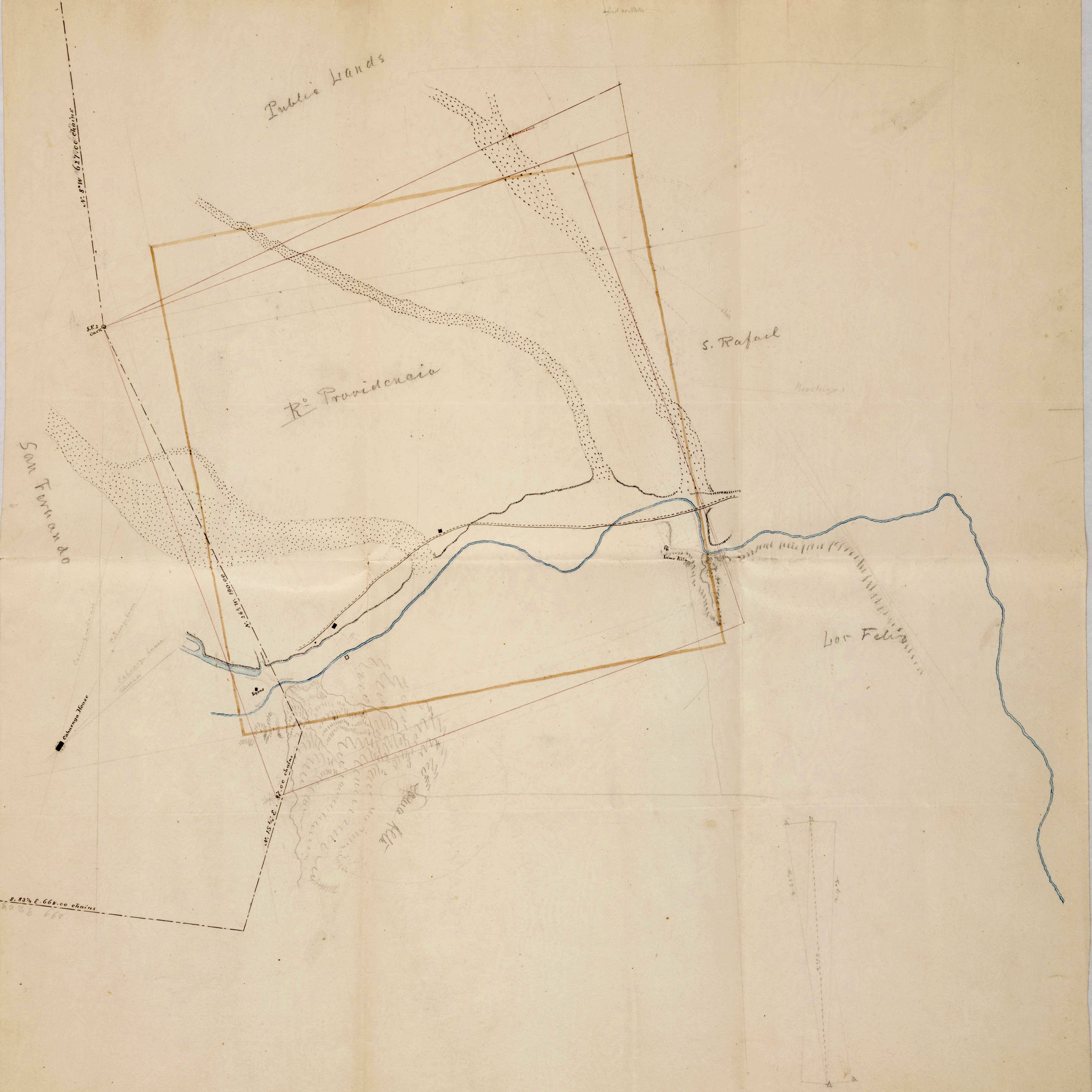 Early maps of the Rancho Providencia and Cahuenga area show how Studio City grew out of a much older Valley landscape. Historic map of the Rancho Providencia and Cahuenga area near present-day Studio City.