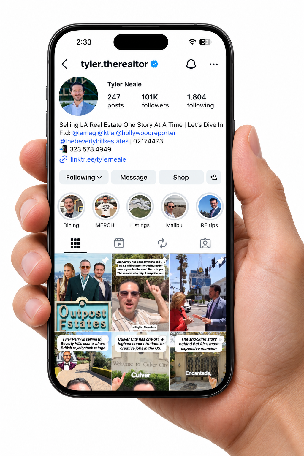 Visit Tyler Neale’s Instagram profile