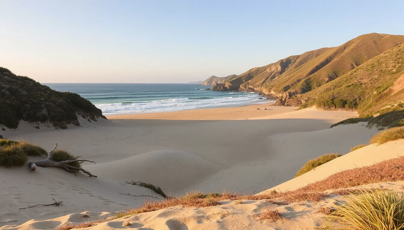 Corral Canyon hills and Pacific coastline