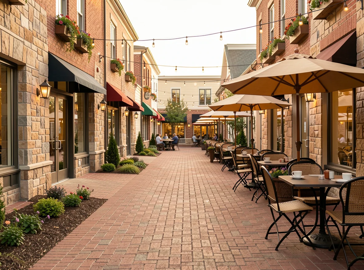 Shopping and dining district in Huntersville, North Carolina