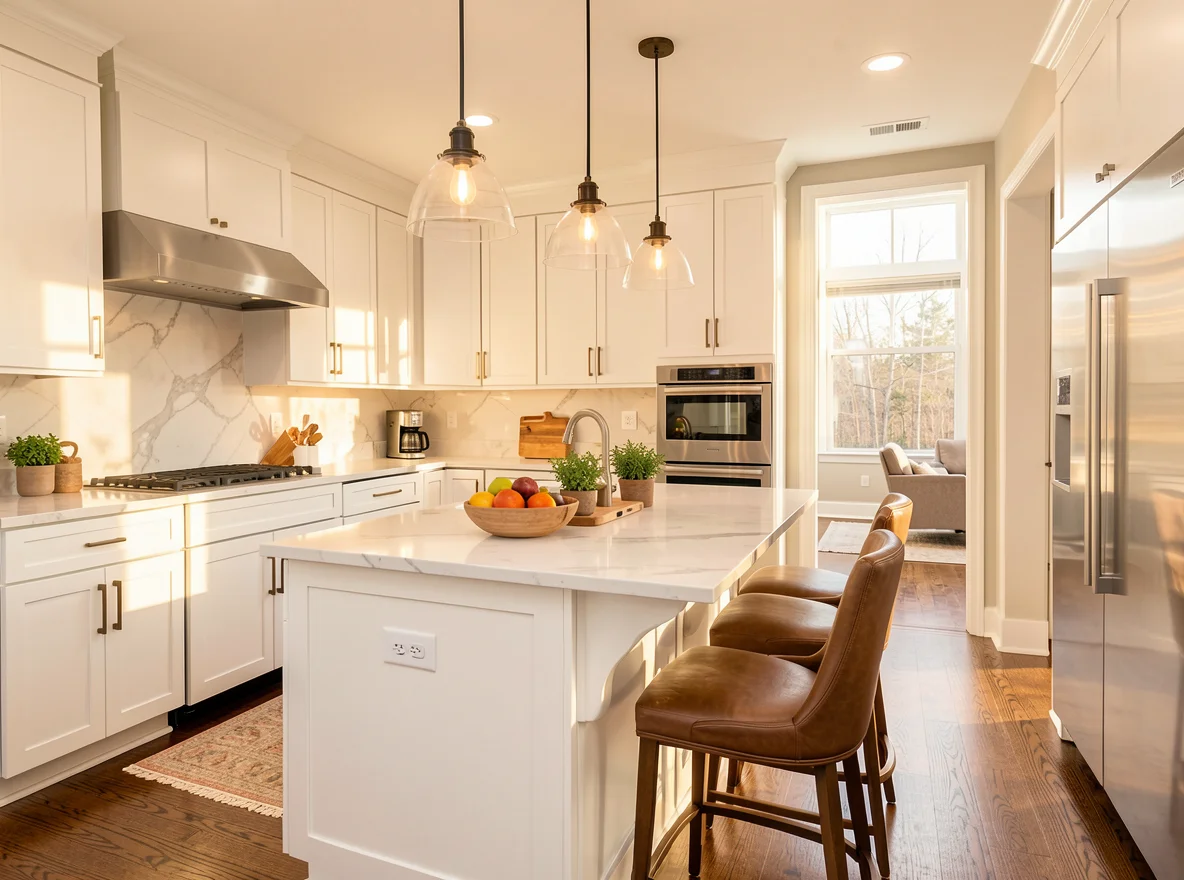Updated kitchen in a Waxhaw area home