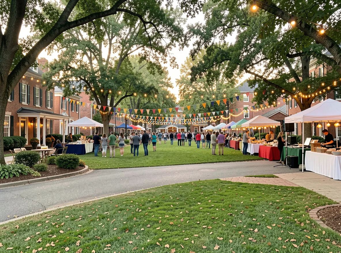 Community gathering atmosphere in Waxhaw