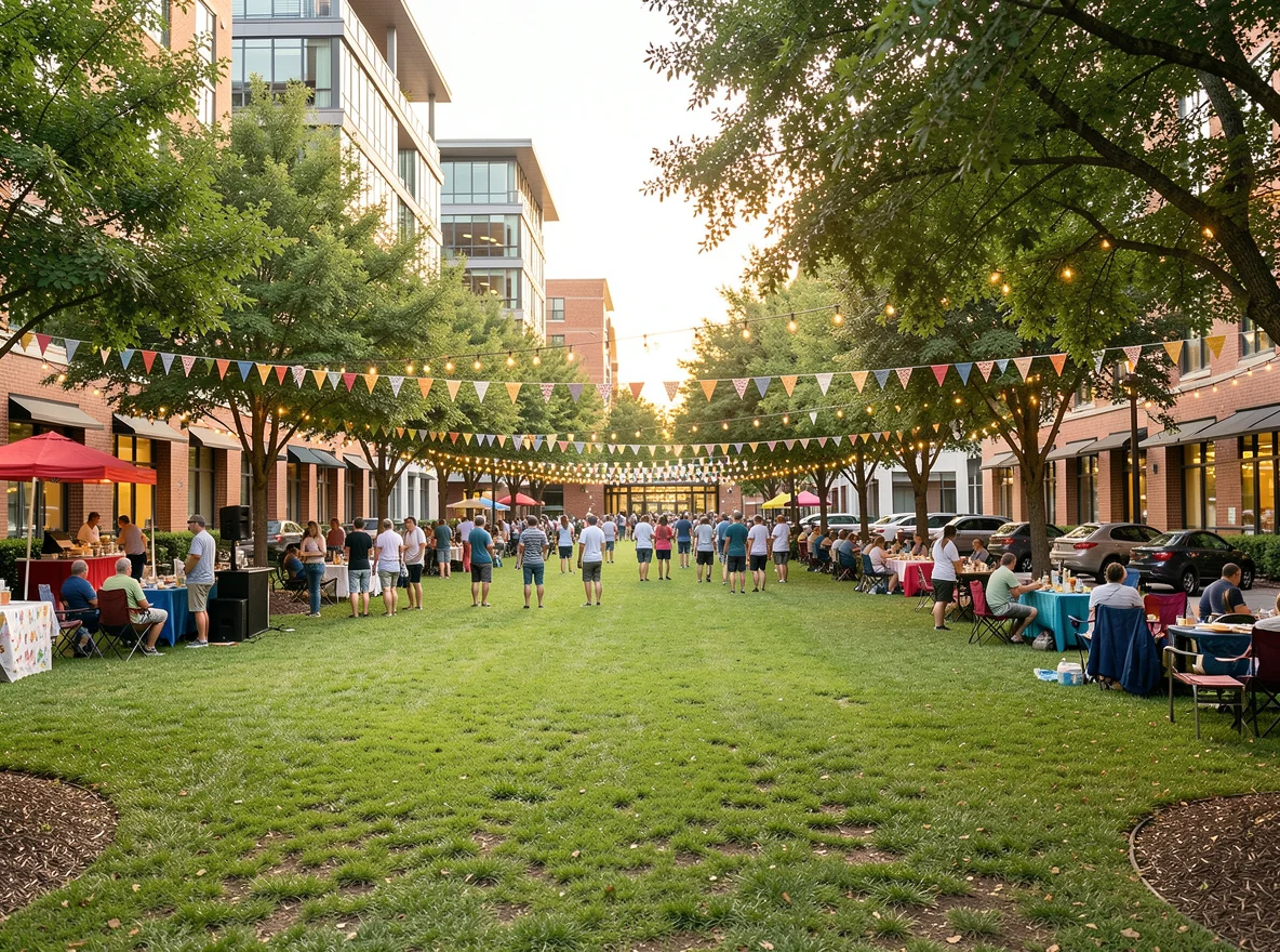Community scene in the Charlotte area