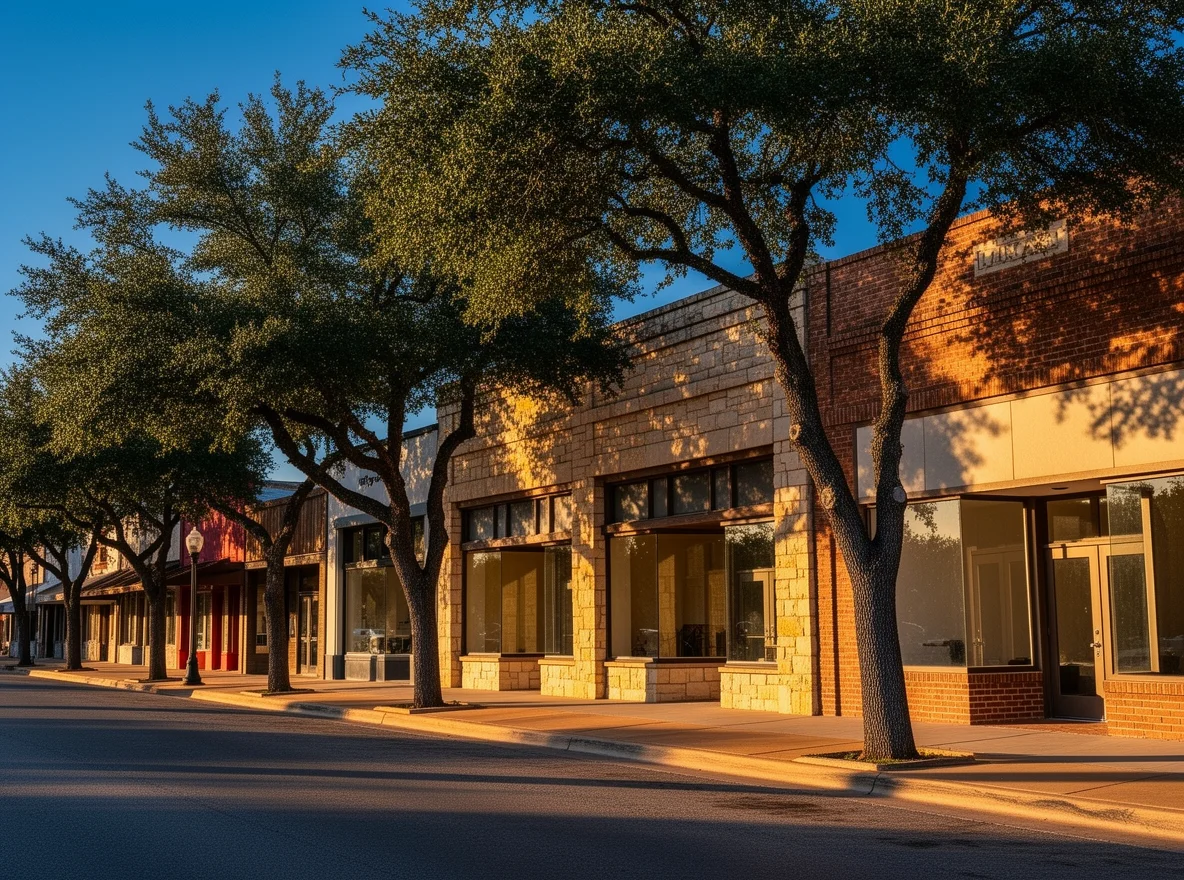 Downtown Buda streetscape