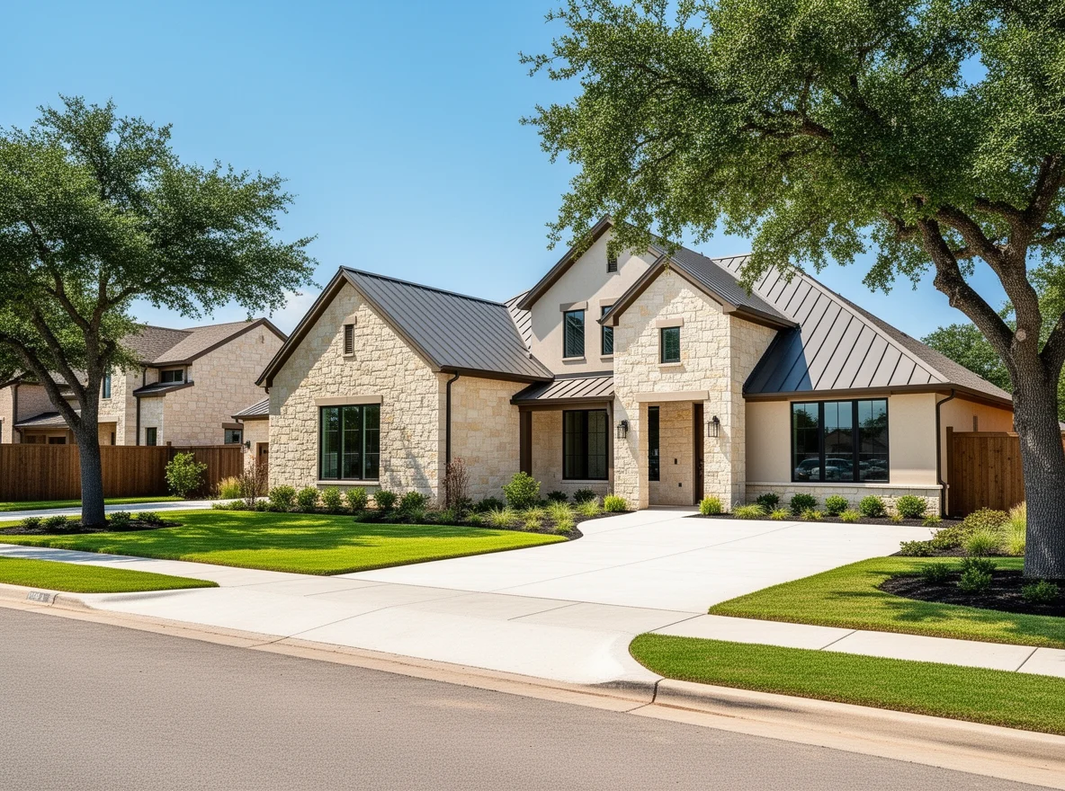 Newer homes in a quiet Elgin neighborhood