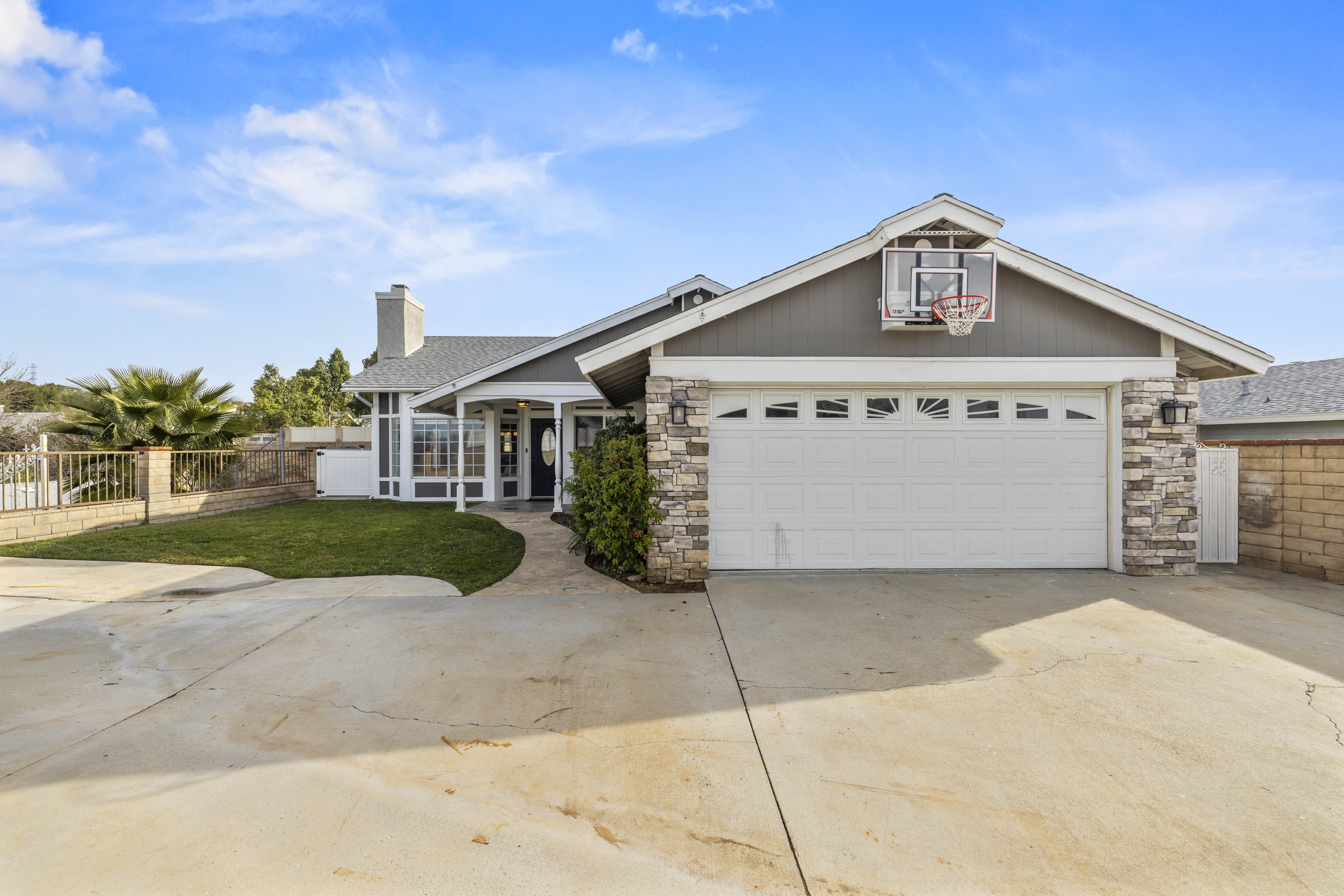 Well-maintained Saugus home exterior prepared for listing photos