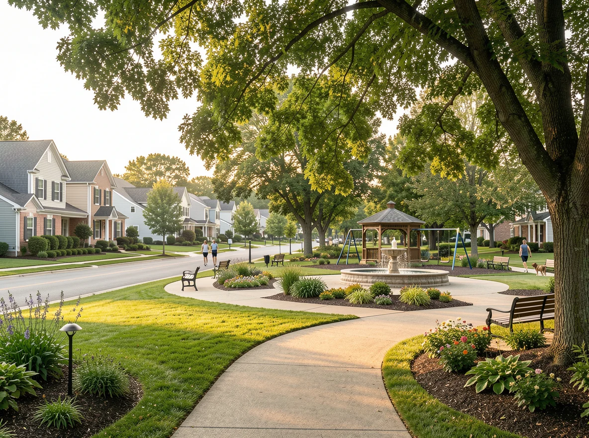 Residential neighborhood and varied housing in Sussex County, Delaware