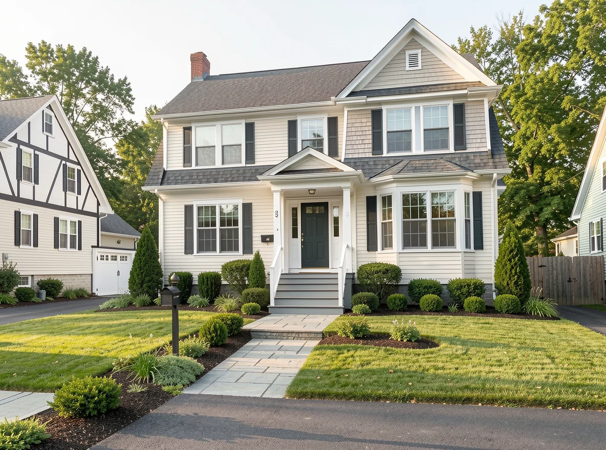 Providence first-time buyer style home exterior on a residential street
