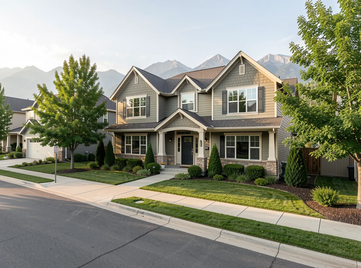 Westminster neighborhood streetscape with Front Range character