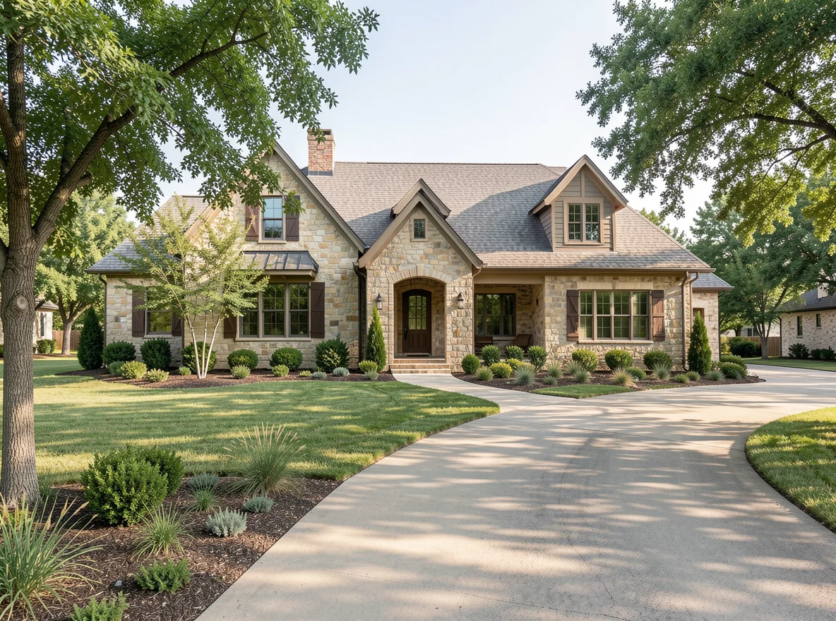 Upscale residential setting in Spicewood