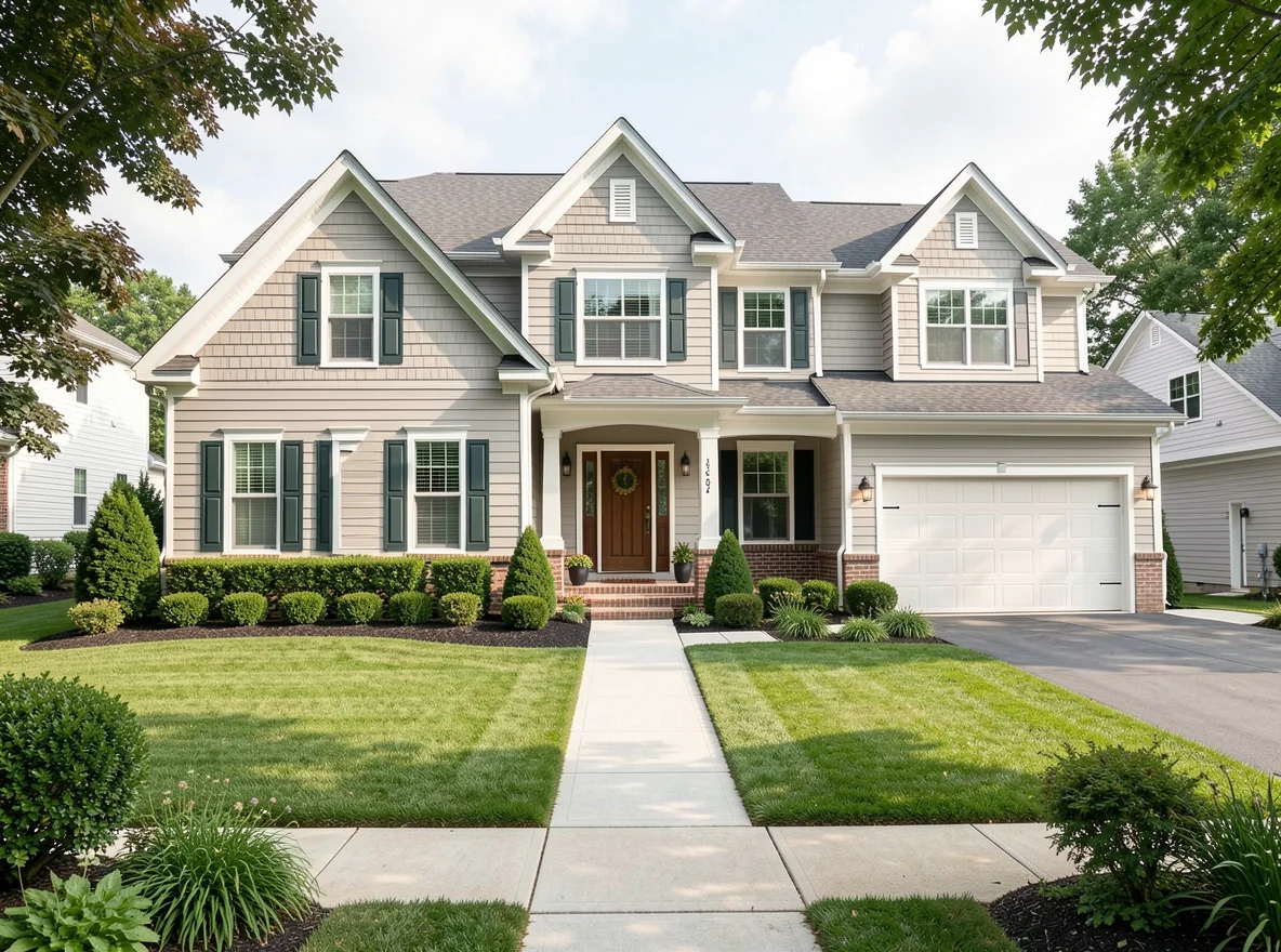 Inviting front exterior of a well-maintained home ready for market