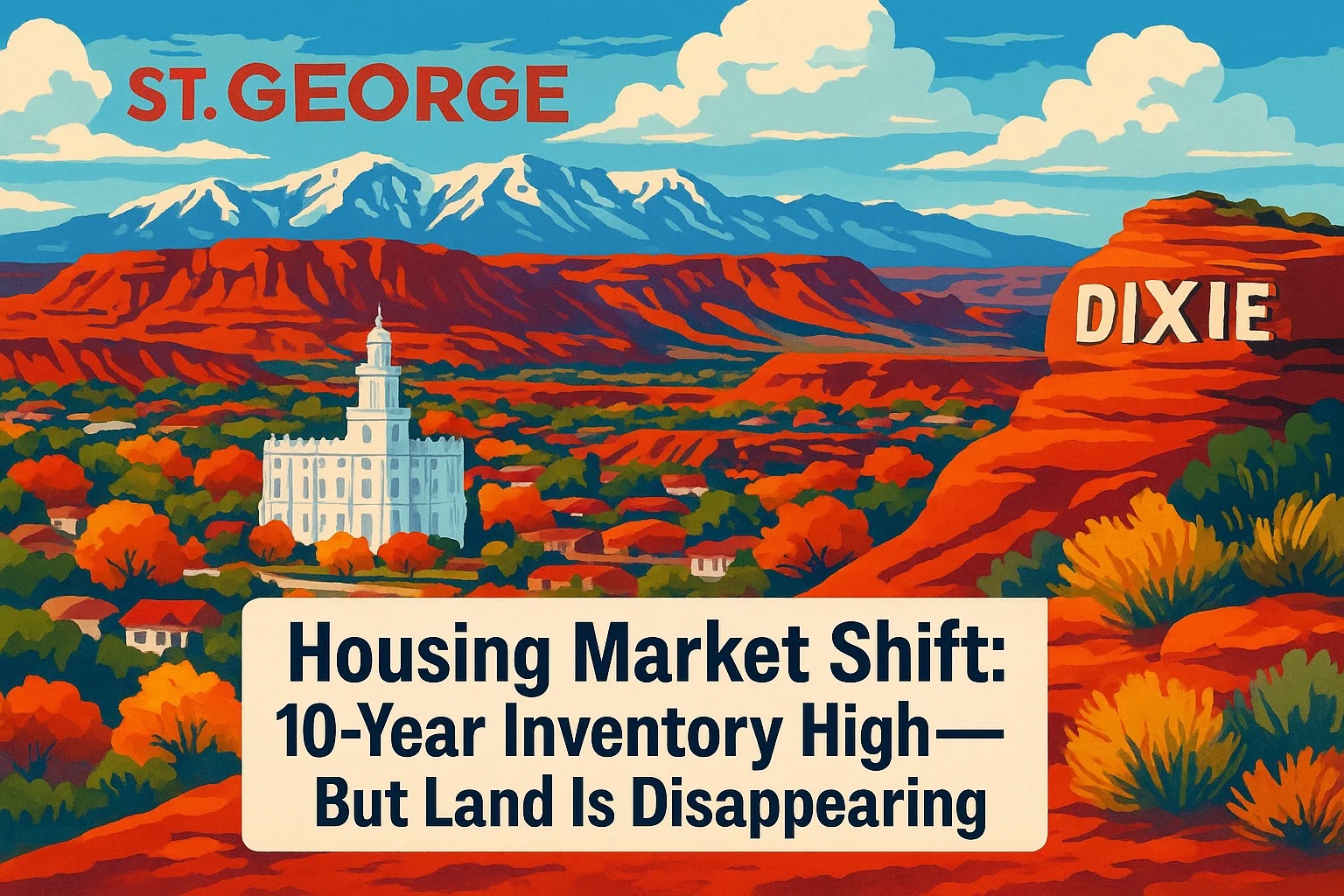 Housing Market Shift: 10-Year Inventory High—But Land Is Disappearing
