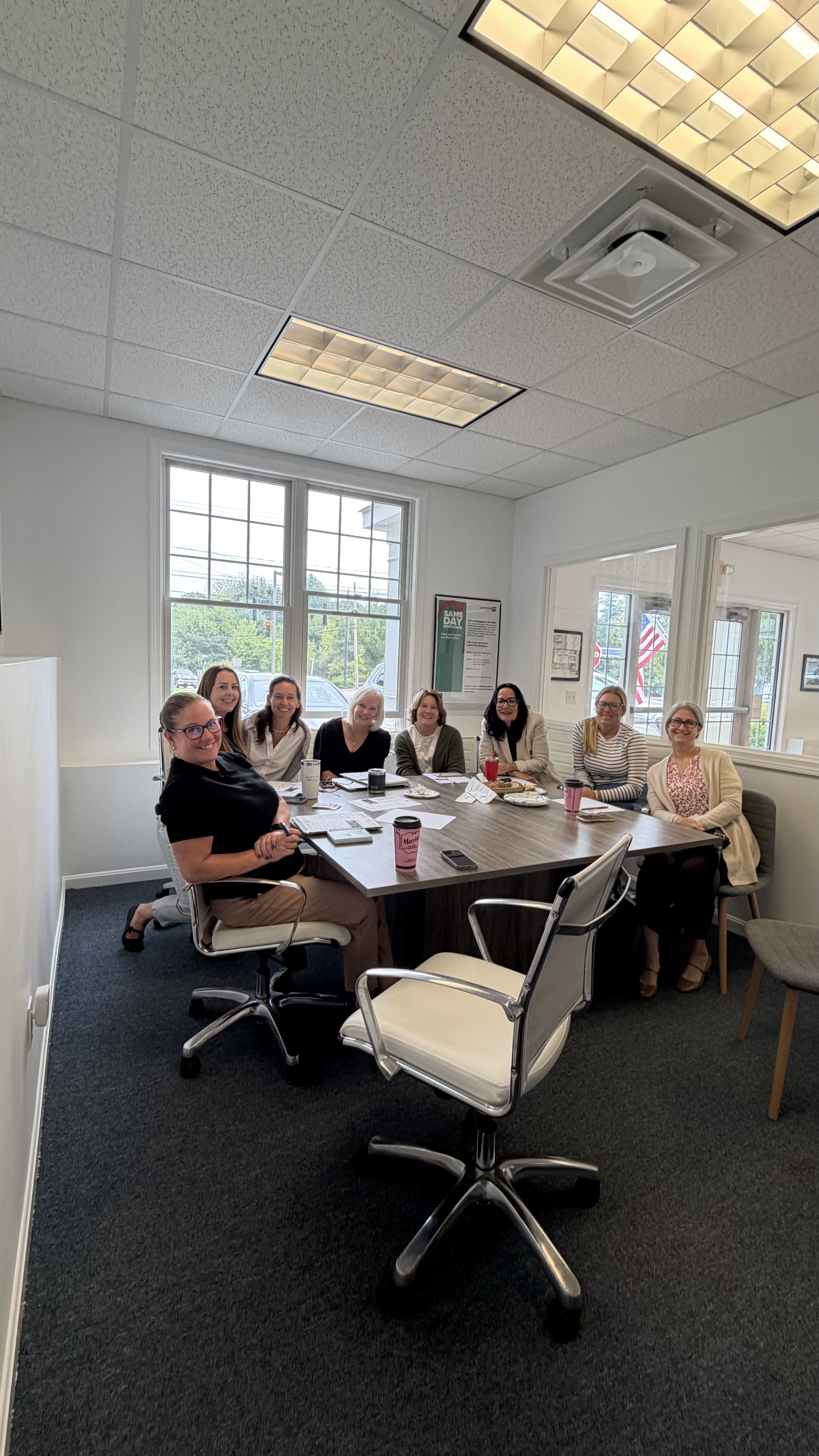 Jack Conway agents participating in a Conway Next office training session