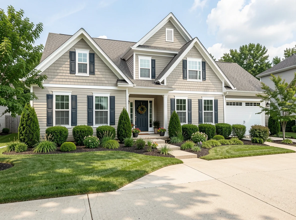 Updated home exterior in Republic Missouri