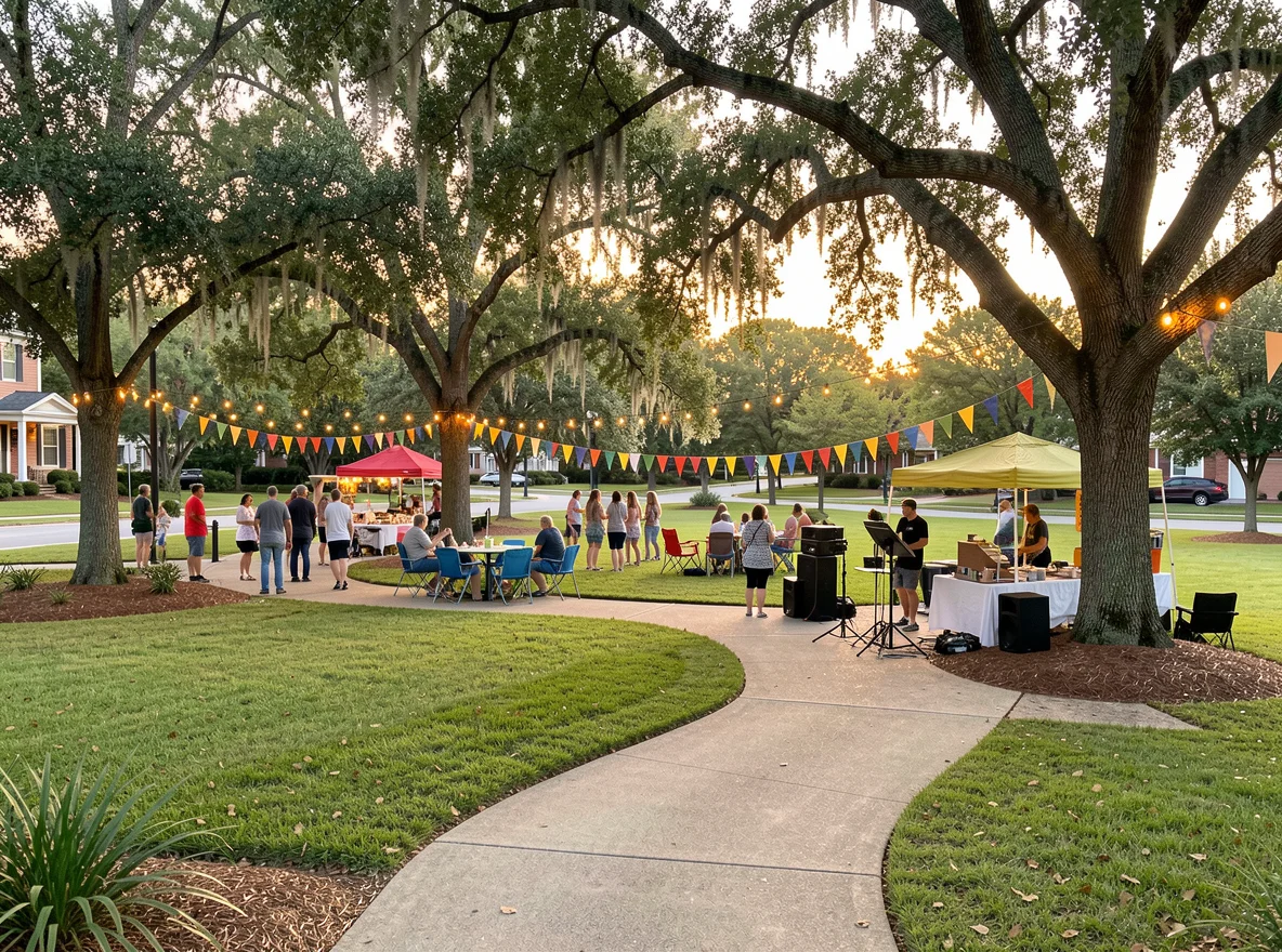 Community green space in Florence