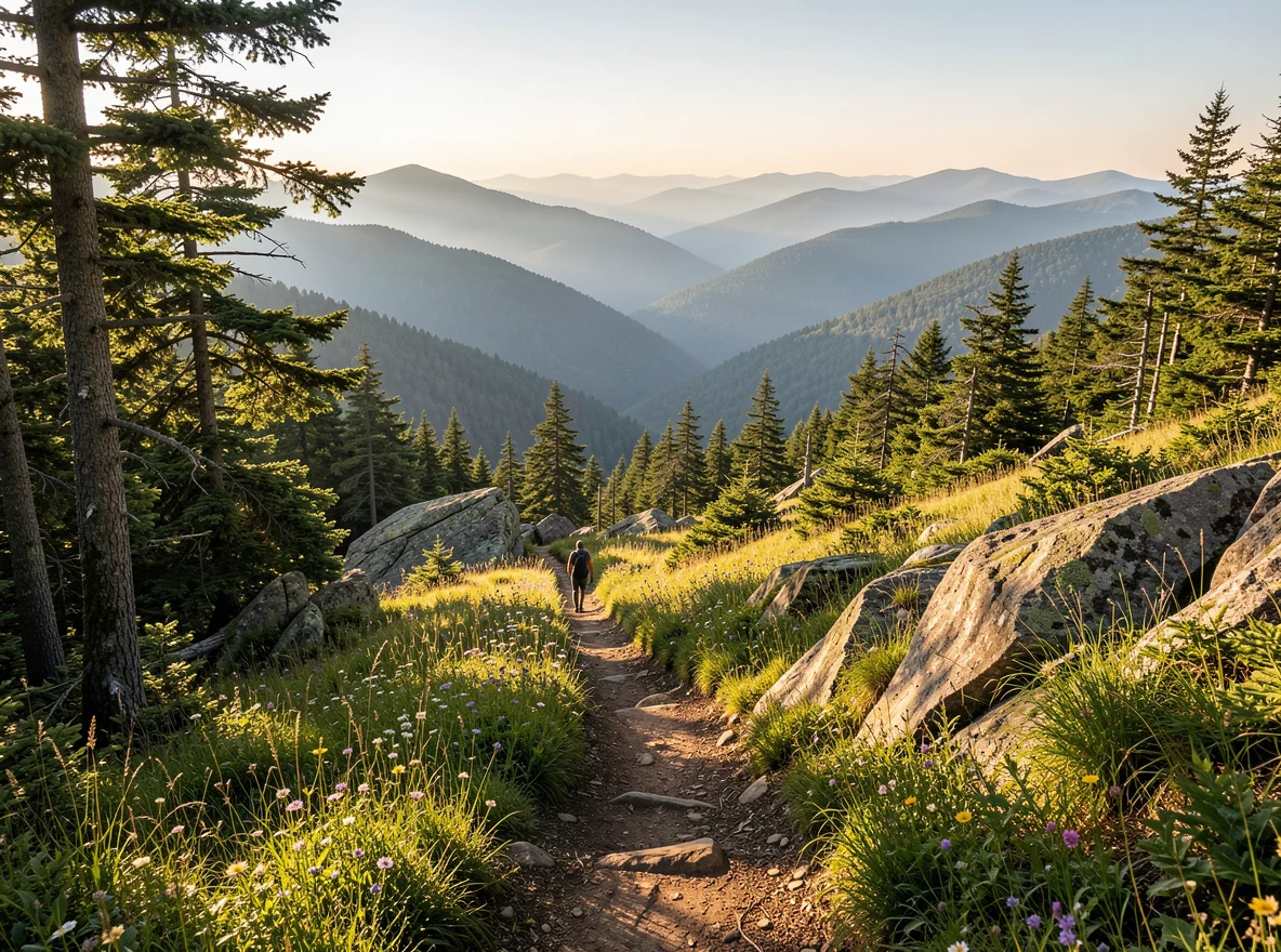 Mountain trail near Rabun Gap